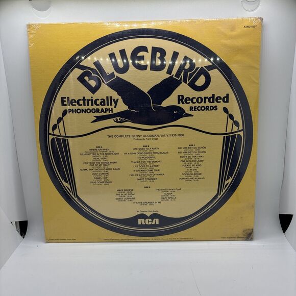 The Complete Benny Goodman Volume V 1937-1938 Bluebird 2 LP AXM2-5557 Shrink - Picture 6 of 12